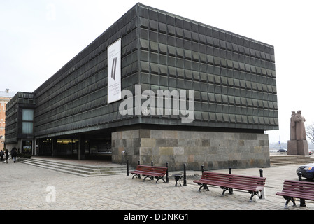 Lettland. Riga. Museum der Besetzung Lettlands 1940-1991. Gebäude wurde im Jahr 1971 von Gunnar Birkerts gebaut. Stockfoto