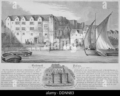 Bridewell, City of London 1666 (1817). Künstler: Anon Stockfoto
