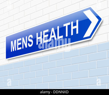 Mens Health-Konzept. Stockfoto