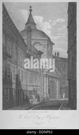 Royal College of Physicians, City of London, 1804. Künstler: James Sargant Storer Stockfoto
