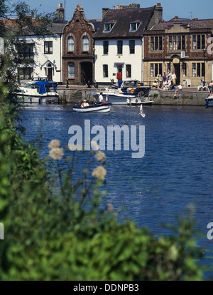 Der Kai von St Ives, Huntingdonshire, Cambridgeshire Stockfoto