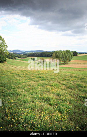 ländliche Lansdscape in der Nähe von Coburg, Bayern, Deutschland