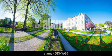 Mirabellgarten und Schloss Mirabell, Salzburg, Austria, Europe Stockfoto