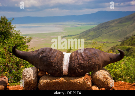 Ngorongoro-Krater in Tansania, Afrika Landschaft. Ngorongoro Conservation Area Stockfoto