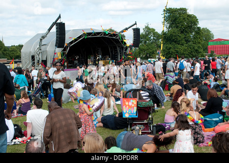 Hauptbühne, Lambeth Country Show 2013, Brockwell Park, London, UK Stockfoto