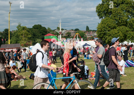 Massen an Lambeth Country Show 2013, Brockwell Park, London, UK Stockfoto