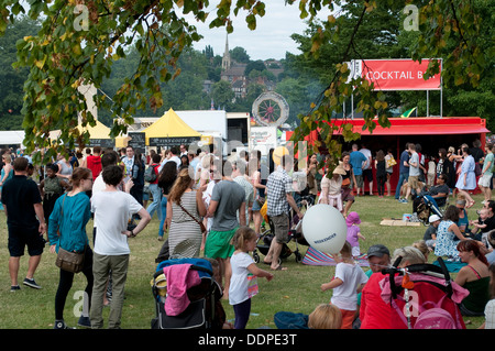 Massen an Lambeth Country Show 2013, Brockwell Park, London, UK Stockfoto