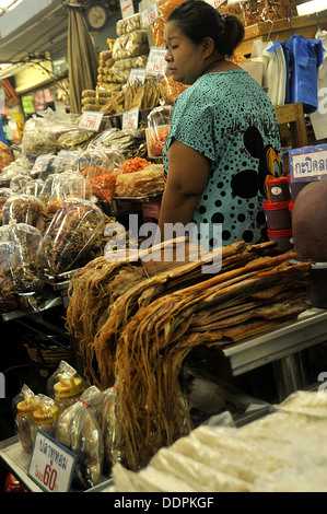 exotische asiatische Marktstände bangkok Stockfoto