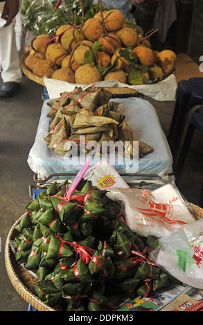 exotische asiatische Marktstände bangkok Stockfoto