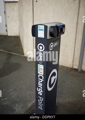 GMEV laden Punkt für Elektroautos in Manchester UK Stockfoto