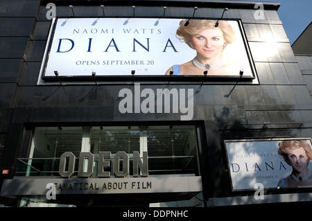 "Diana" Welt-Premiere, Leicester Square, London, 5. September 2013. Odeon-Kino Stockfoto