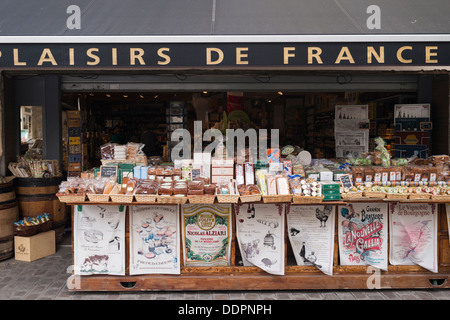 Regionale Lebensmittel-Fachgeschäft in Dijon, Frankreich Stockfoto