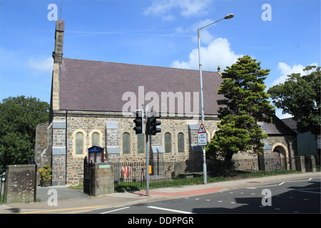 Str. Marys Kirche, The Square, Fishguard, Pembrokeshire, Wales, Großbritannien, Deutschland, UK, Europa Stockfoto