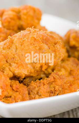 Southern Fried Hot Chicken Wings Stockfoto