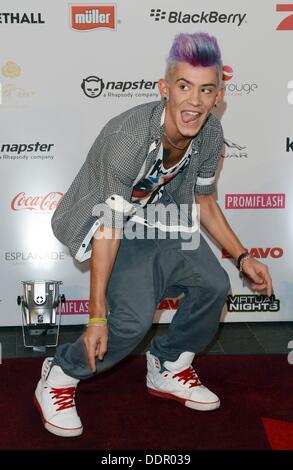 Tokio, Japan. 05. Sep, 2013. Berlin, Deutschland. 05. Sep, 2013. Sänger Daniele Negroni kommt bei der Veranstaltung "Music meets Media" im Grand Hotel Esplanade in Berlin, Deutschland, 5. September 2013 statt. Die Menschen der Musik und Medienbranche findet statt im Rahmen der Berlin Music Week. Foto: Jens Kalaene/Dpa/Alamy Live News Bildnachweis: Dpa picture-Alliance/Alamy Live News Stockfoto