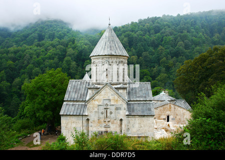 Das 13. Jahrhundert Haghartsin Kloster in Armenien. Stockfoto