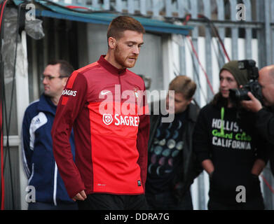 Belfast, Nordirland, Vereinigtes Königreich. 05. Sep, 2013. Portugal-Zug im Windsor Park in Belfast vor ihren World Cup Qualifier mit Nordirland Bilder von Kevin Scott / Scott Medien Belfast Credit: Kevin Scott/Alamy Live News Stockfoto