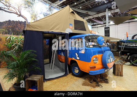 Caravan Salon Messe 2013 - Düsseldorf, Deutschland Stockfoto