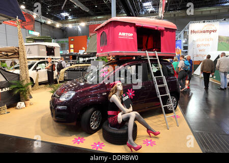 Caravan Salon Messe 2013 - Düsseldorf, Deutschland Stockfoto