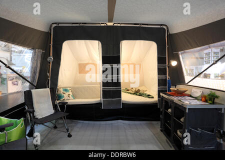 Caravan Salon Messe 2013 - Düsseldorf, Deutschland Stockfoto