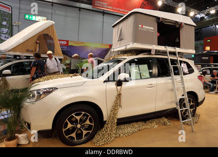 Caravan Salon Messe 2013 - Düsseldorf, Deutschland Stockfoto