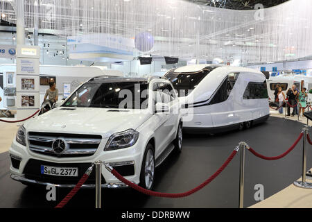 Caravan Salon Messe 2013 - Düsseldorf, Deutschland Stockfoto