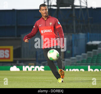 Belfast, Nordirland, Vereinigtes Königreich. 05. Sep, 2013. Portugal-Zug im Windsor Park in Belfast vor ihren World Cup Qualifier mit Nordirland Bilder von Kevin Scott / Scott Medien Belfast Credit: Kevin Scott/Alamy Live News Stockfoto