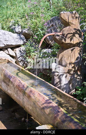 Berg-Wasser-Brunnen - Isère, in der Nähe von Villard de Lans, Frankreich Stockfoto