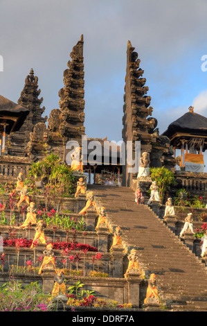 Indonesien, Bali, Besakih, Pura Agung Besakih-Tempel-Komplex Stockfoto