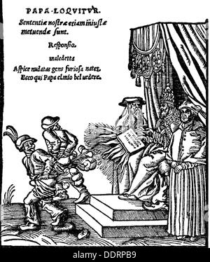 Reformation 1517 1555 Karikatur Des Papstes Auf Den Thron Gesetzt reformation-1517-1555-karikatur-des-papstes-auf-den-thron-gesetzt