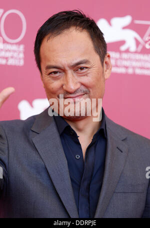 KEN WATANABE UNFORGIVEN PHOTOCALL 70. Venedig FILM FESTIVAL LIDO Venedig Italien 6. September 2013 Stockfoto