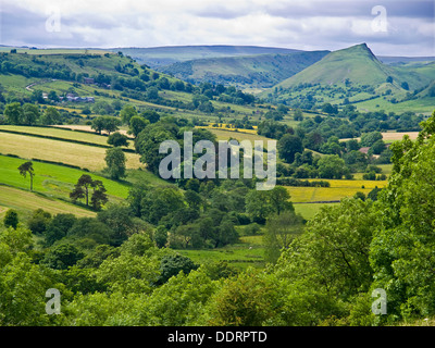 Chrom Hill in der oberen Taube Tal, Peak District National Park Stockfoto