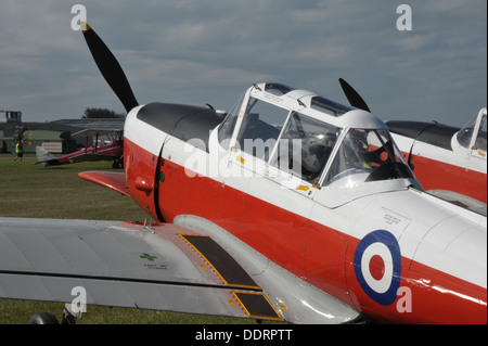 DeHavilland Chipmonk am Boden Stockfoto