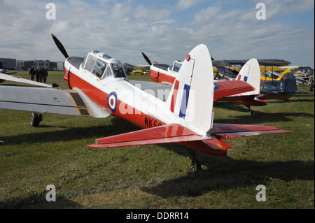 DeHavilland Chipmonk am Boden Stockfoto