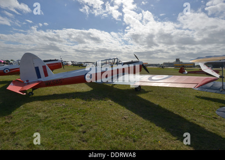 DeHavilland Chipmonk am Boden Stockfoto