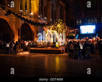 Wildes Leben Fotograf des Jahres Dinner im Natural History Museum in London Stockfoto