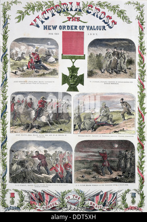 "Victoria-Kreuz, die neue Reihenfolge der Tapferkeit für die Armee", c1857. Künstler: unbekannt Stockfoto