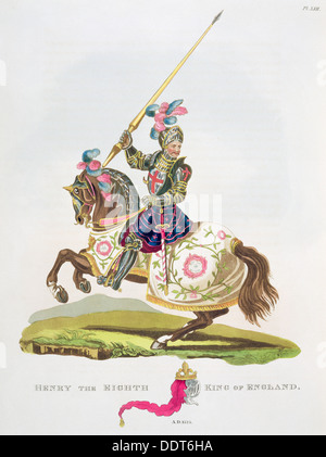 Heinrich VIII., König von England, 1525 (1824). Künstler: unbekannt Stockfoto