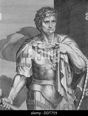 Nero, Roman Emperor (c1590-1629). Künstler: Aegidius Sadeler II Stockfoto