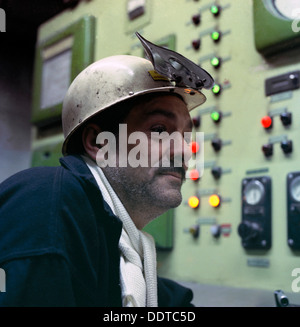Stahlwerk Sicherheitsbeauftragten, Newton Chambers, Sheffield, South Yorkshire, 1971. Künstler: Michael Walters Stockfoto