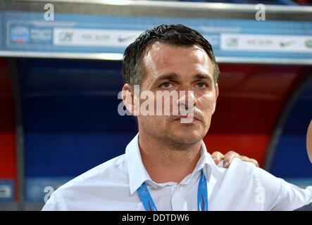 05.09.2013. Stade Michel-d Ornano, Caen, Frankreich. U-21 Fußball Qualifikation Frankreich gegen Kasachstan.   Willy Sagnol (Fra) Stockfoto