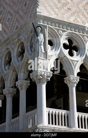 Der Dogenpalast, Venedig, Italien. Künstler: Samuel Magál Stockfoto