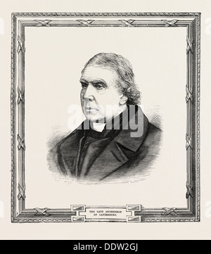 Archibald Campbell Tait, war 21. Dezember 1811 – 3. Dezember 1882, ein Erzbischof von Canterbury in der anglikanischen Kirche. Stockfoto