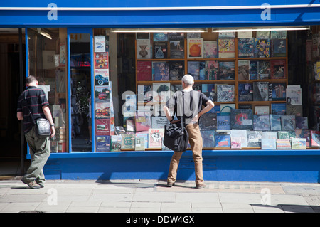 Buchhandlungen in Charing Cross Road in London - UK Stockfoto