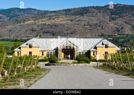 Tinhorn Creek Winery, Oliver, südliche Okanagan, British Columbia, Kanada. Stockfoto