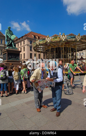 Straßburg, Gutenberg Platz, UNESCO-Weltkulturerbe, Place Gutenberg, Elsass, Bas Rhin, Frankreich Stockfoto