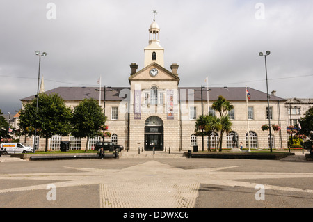 Newtownards Rathaus, heute ein Kulturzentrum. Stockfoto