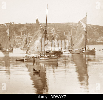 Brixham Devon viktorianischen Zeit Stockfoto