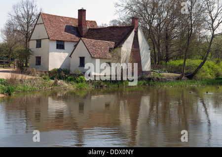 Willy Lotts Cottage Flatford Essex UK Stockfoto