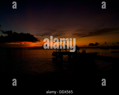 Bonaire Sonnenuntergang Stockfoto